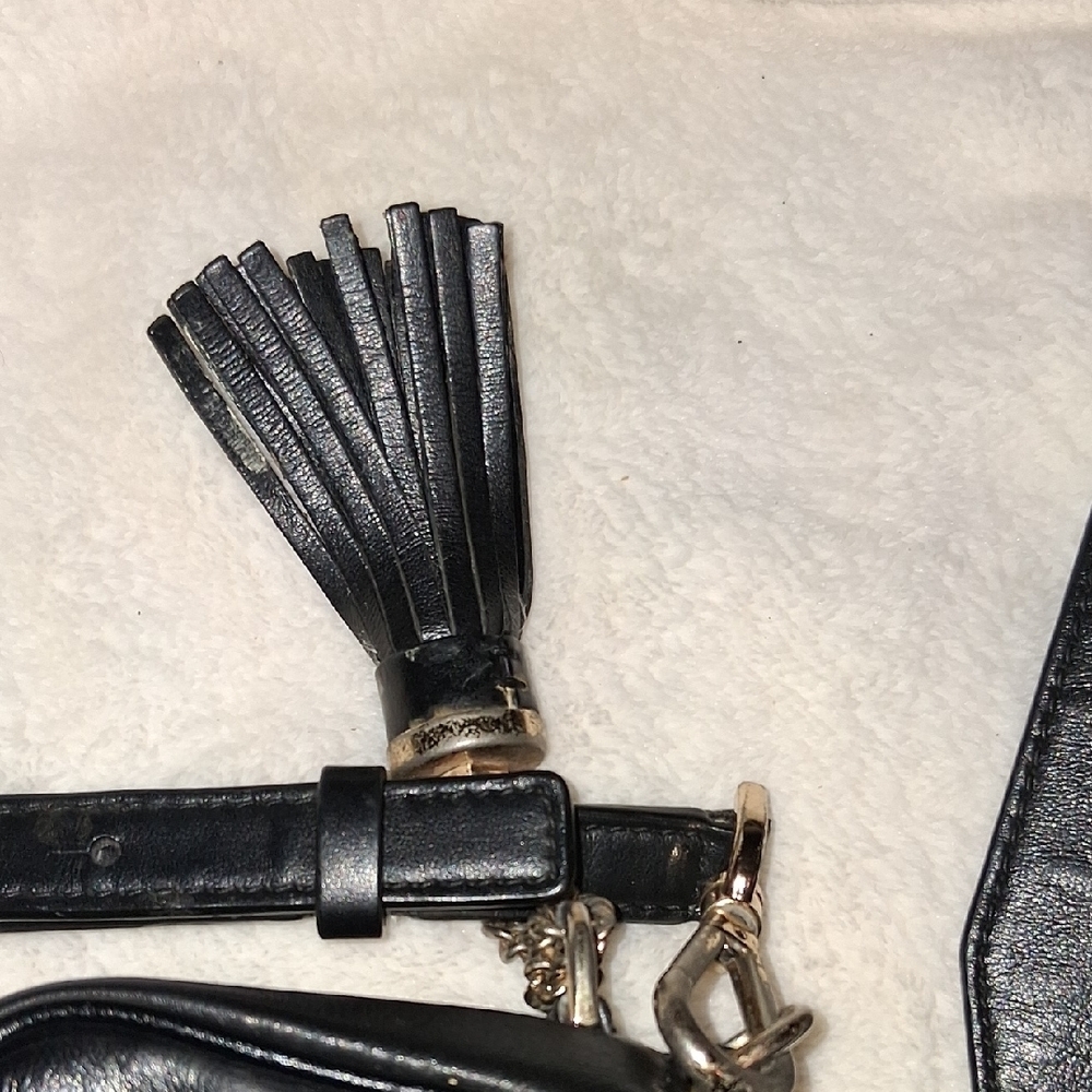 Michael Kors Black Crossbody Bag with Gold Accents - Picture 8 of 9